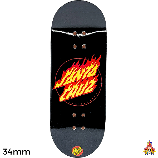 Deck Custom - Premium Series - 34mm - Santa Cruz Fire (2026)
