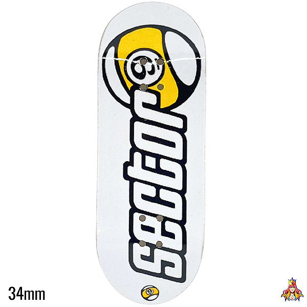 Deck Custom Premium 34mm - “Sector 9“ - com Tape Alien