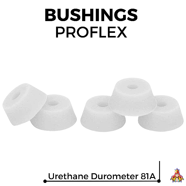 Kit de Bushings Custom ProFlex Edition Urethane Durometer 81A White