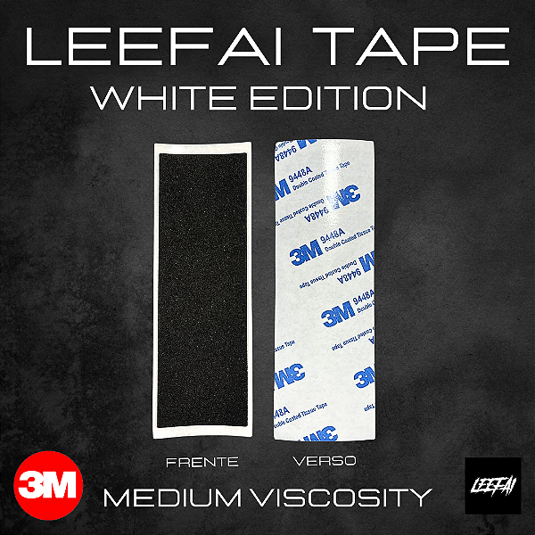 Tape Leefai 3M White Edition Média Viscosidade 38x110mm