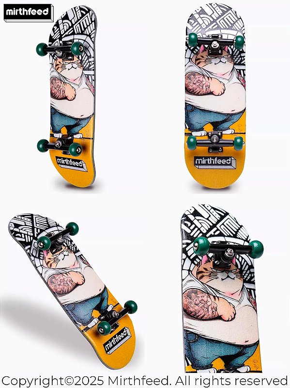 Fingerboard Completo Mirthfeed 32.5mm Heat-Transfer modelo Fatty