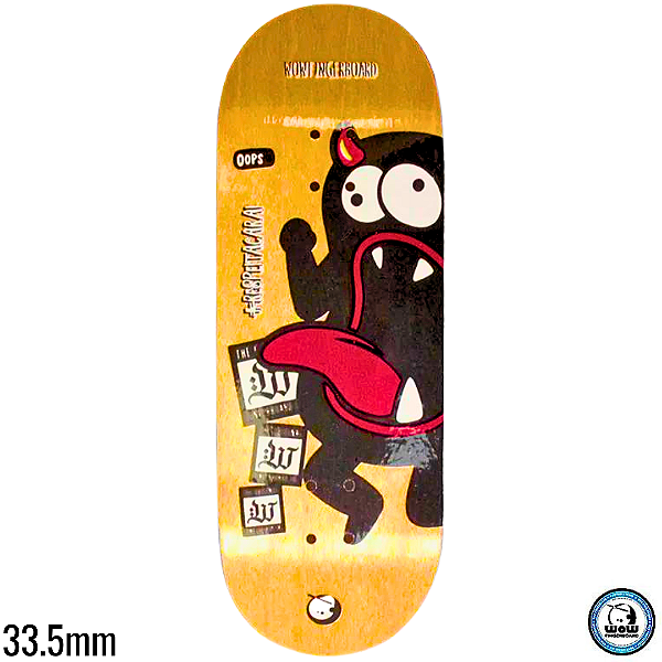 Deck WoW Graphic Series - RESPEITA Oops cor Orange - Deep - Street - 33.5mm