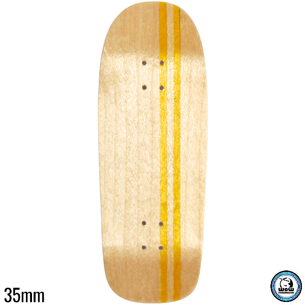 Deck WoW Split Ply Series - Line Yellow - Bowl - Deep 35mm