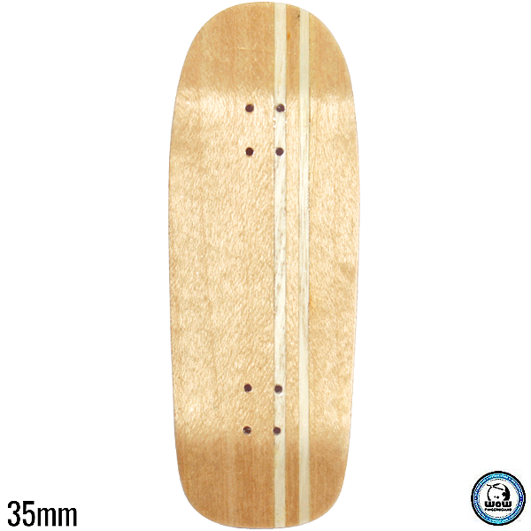 Deck WoW Split Ply Series - Line White - Bowl - Deep 35mm