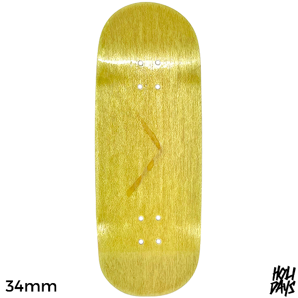 Deck Holidays 34mm - Discret Shape - High Mold - Natural Woods Soft Yellow
