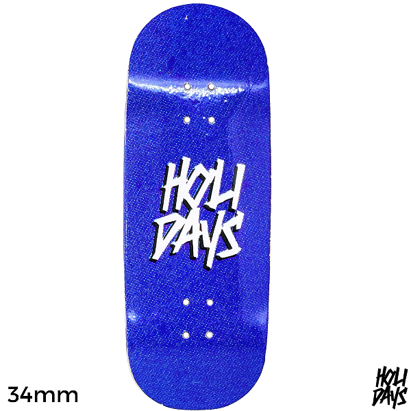 Deck Holidays 34mm - Discret Shape - High Mold - Logo Blue