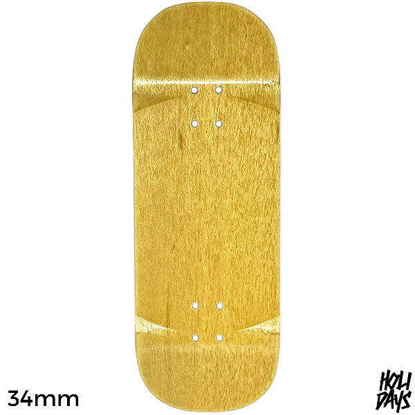 Deck Holidays 34mm - OG Shape - Low Mold - Natural Woods Yellow