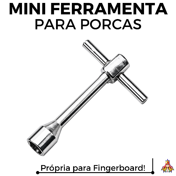 Mini Ferramenta Chave de Boca para Porcas Prata