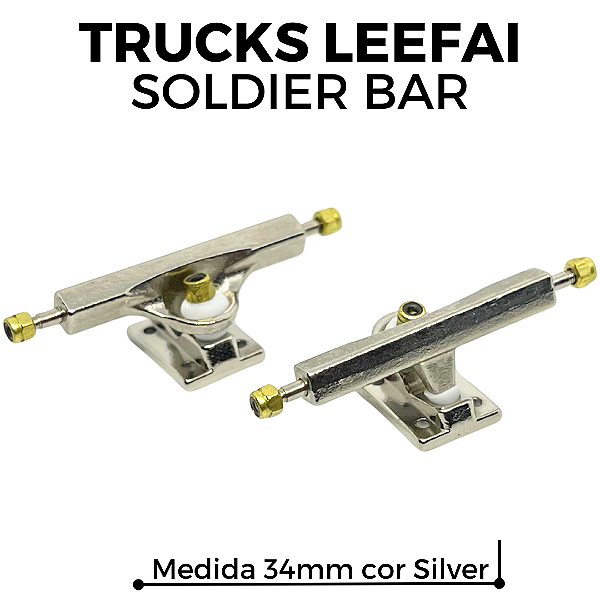 Trucks Leefai "Soldier Bar" 34mm cor Silver