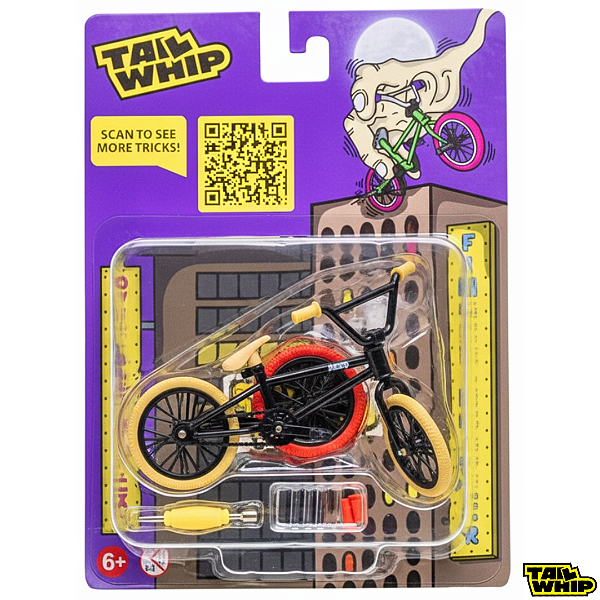 Mini BMX Metal *Tail-Whip* edição collab *Finger Hustler* Original cor Black