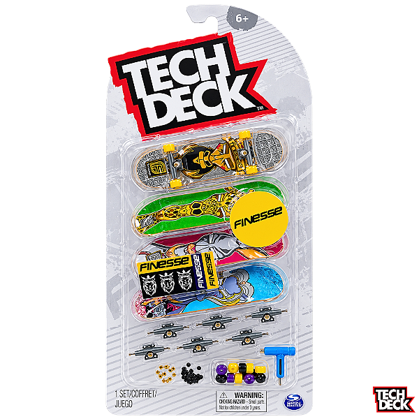 Tech Deck 4 Pack - Finesse