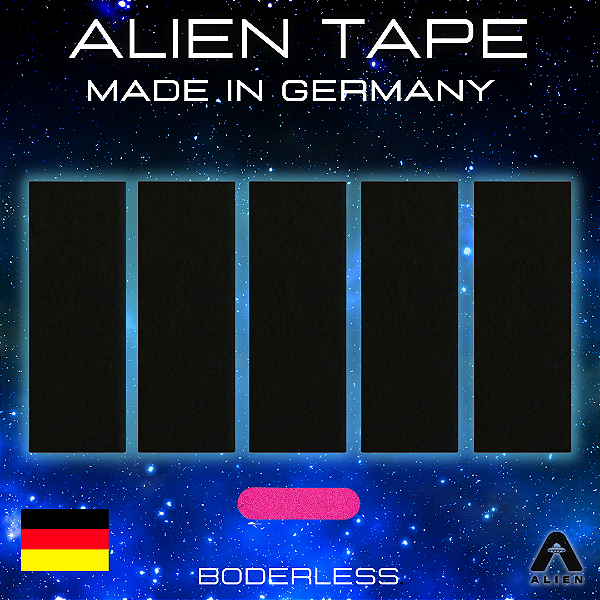 5x Tape Alien "Stardust" Extra Grip Borderless (Made In Germany)
