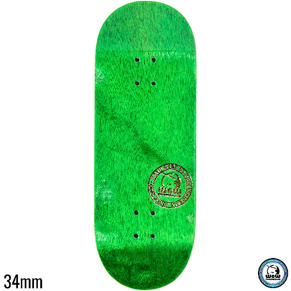 Deck WoW Color Logo - Green - Deep - 34mm