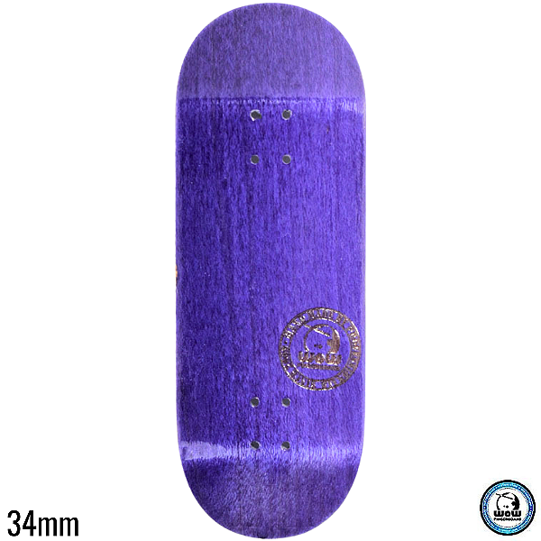 Deck WoW Color Logo - Purple - Deep - 34mm