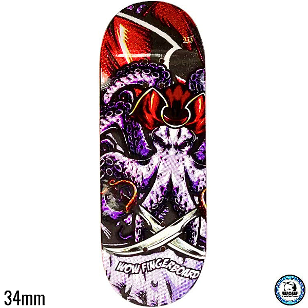 Deck WoW Graphic Series - Octopus Purple - Deep - 34mm