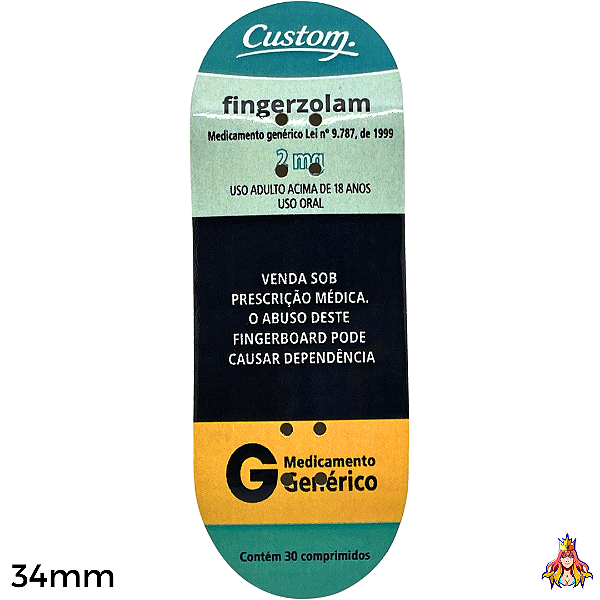 Deck Custom - Premium Series - 34mm - Fingerzolam (2026)