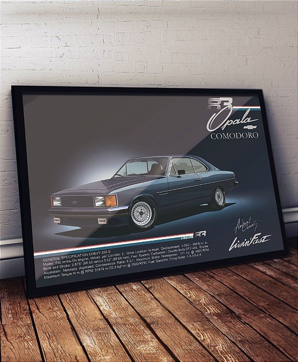 Quadro/Poster Opala Comodoro '83
