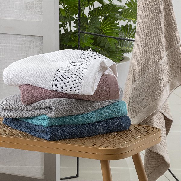 TOALHA DE BANHO JACQUARD LISBOA 140x70CM