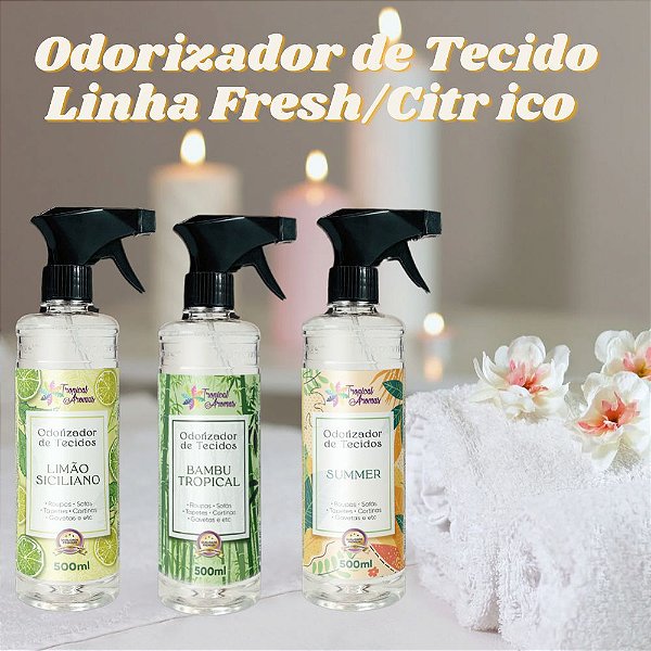 ODORIZADOR DE TECIDO FRESH TROPICAL AROMAS 500ML