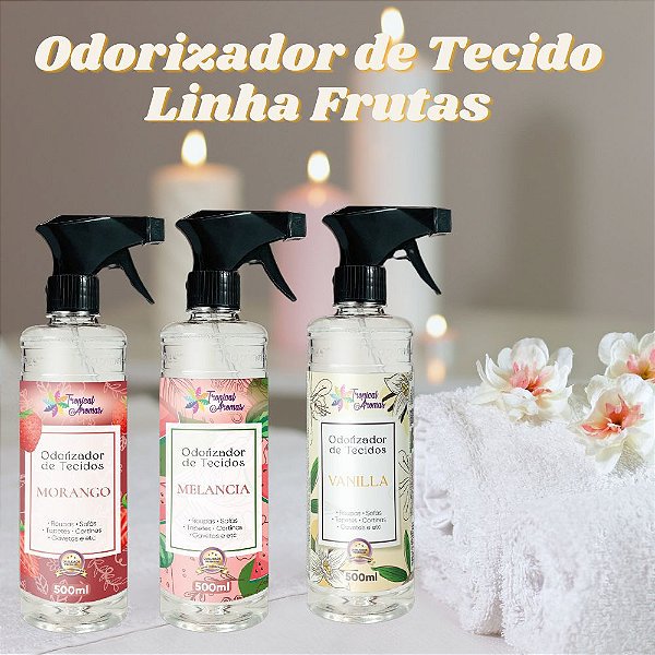 ODORIZADOR DE TECIDO FRUTADO TROPICAL AROMAS 500 ML