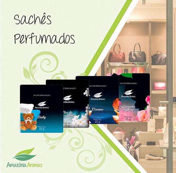 SACHE PERFUMADO AMAZONIA AROMAS 25G