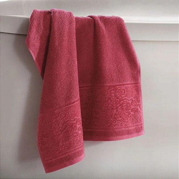 TOALHA DE BANHO FELPUDO JACQUARD CONFORT LISO 500F 100% ALGODÃO DOHLER