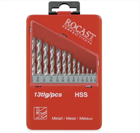 JOGO DE BROCAS AÇO RÁPIDO - ROCAST