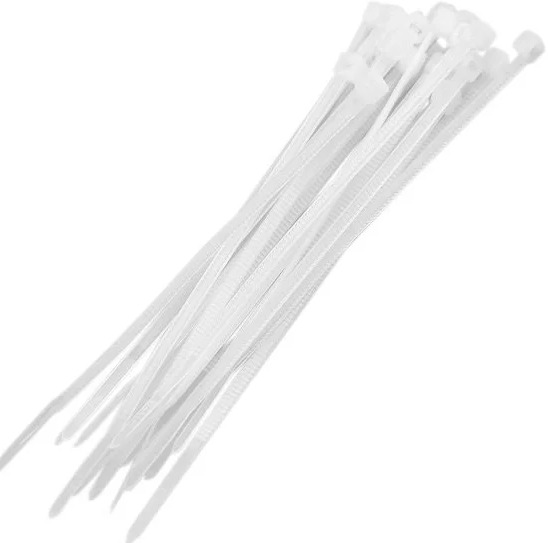 ABRAÇADEIRA DE NYLON BRANCA 200MM - THOMPSOM