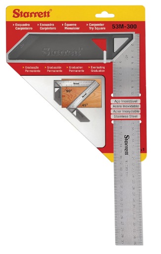ESQUADRO AÇO INOX 300MM-STARRETT