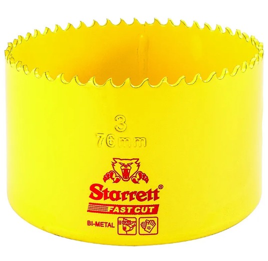 SERRA COPO BI-METAL FAST CUT 76MM- STARRETT