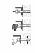 kit 25 Chumbador Parabolt Ancora Sextavado 3/8x3 3/4 Zincado