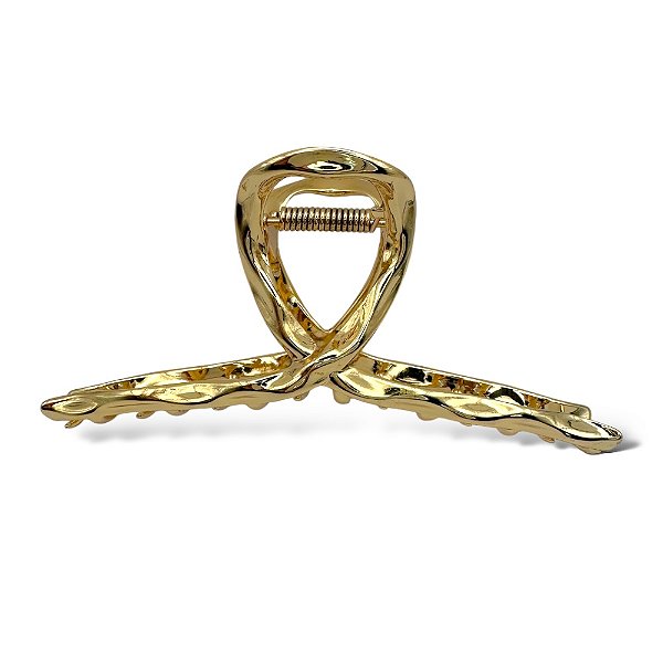 Piranha Giane | Prendedor de Cabelo dourado