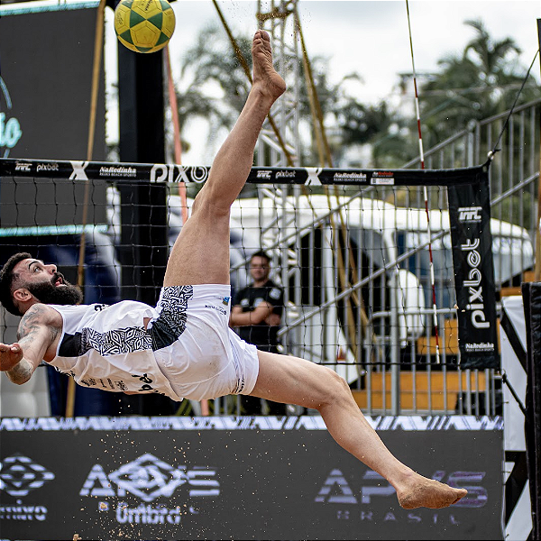 Rede Oficial malha 10 -  3 Faixas Personalizada - Volei/Futevolei
