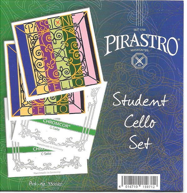 Cordas Pirastro  para Cello Cromcor com Passione