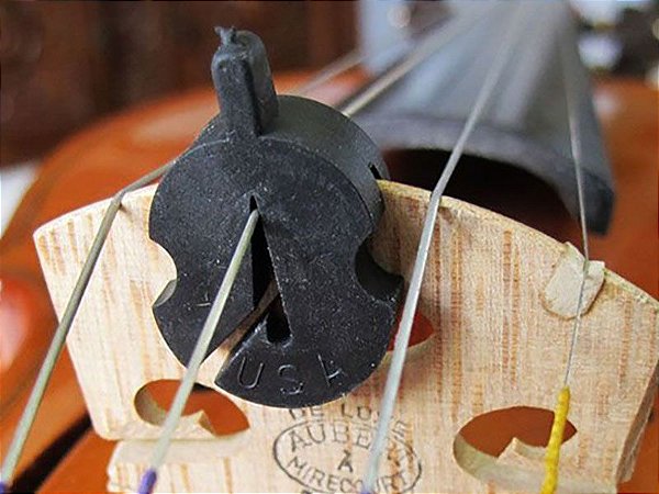 Surdina de Borracha com Pino para Violino e Viola