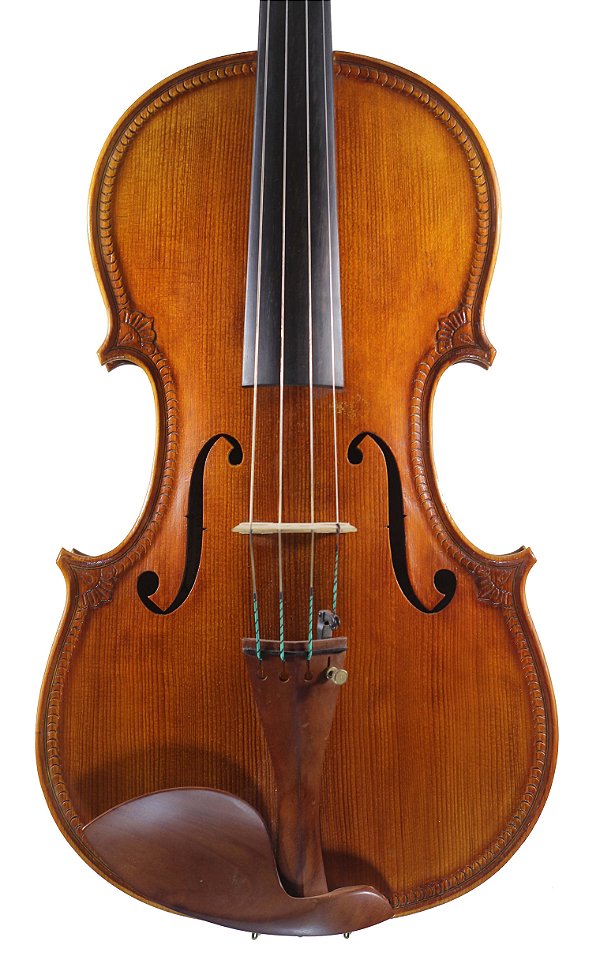 Viola com Entalhes Decorativos