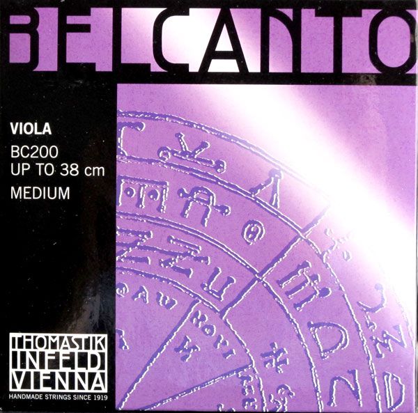 Cordas Thomastik Belcanto para Viola