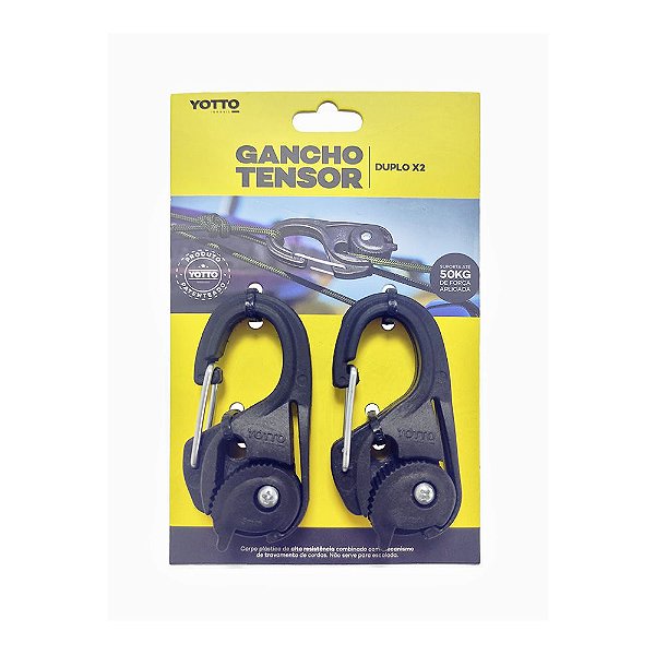 Gancho Tensor Yotto X2 Duplo - Pequeno Para Cordas Até 5mm