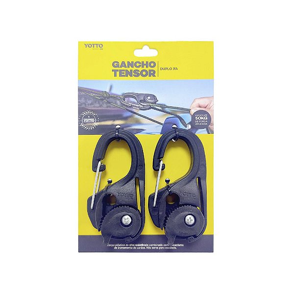 Gancho Tensor Yotto X4 Duplo - Grande Para Cordas Até 8mm