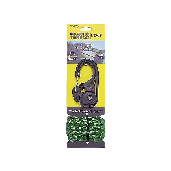 Gancho Tensor Yotto X4 Com Corda- Grande Para Cordas Até 8mm