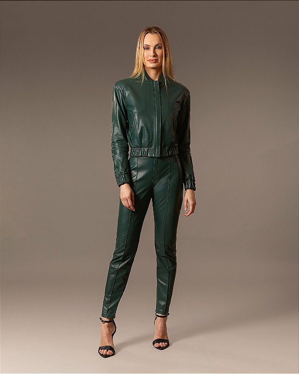 Jaqueta de Couro Legítimo - Jade