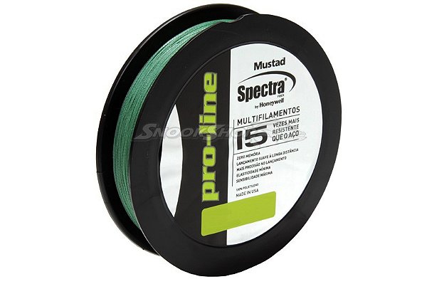 Linha Mustad Pro Line Spectra 0,30mm 40Lb - Verde