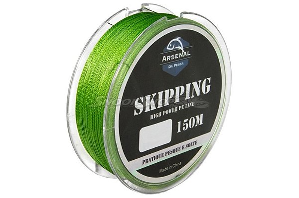 Linha Arsenal da Pesca Skipping - Verde 150m