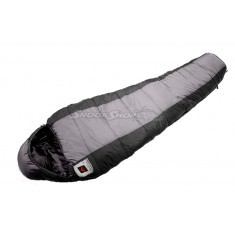 Saco de Dormir Trilhas e Rumos Super Pluma (+6° C) - Cor:  Cinza com Preto