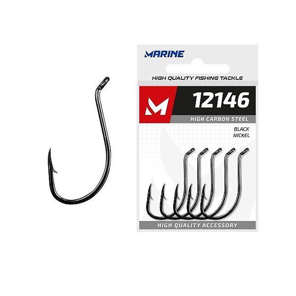 Anzol 12146 Preto Marine Sports