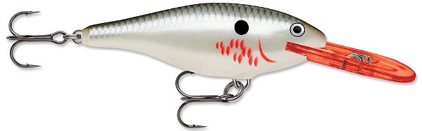 Isca Artificial Rapala Shad Rap Deep Runner SR-7 - Bleeding Pearl