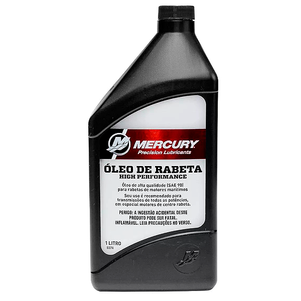Óleo Mercury Rabeta High Performace SAE 90 p/ Motores de Popa 4T
