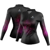 Camiseta Feminina Escamada Rosa Mar Negro