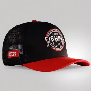 Boné Trucker de Pesca Brk Isca Artificial