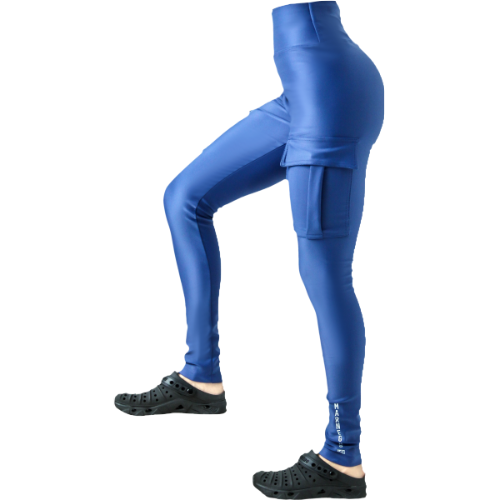 Calça Legging Sports Mar Negro Azul - M